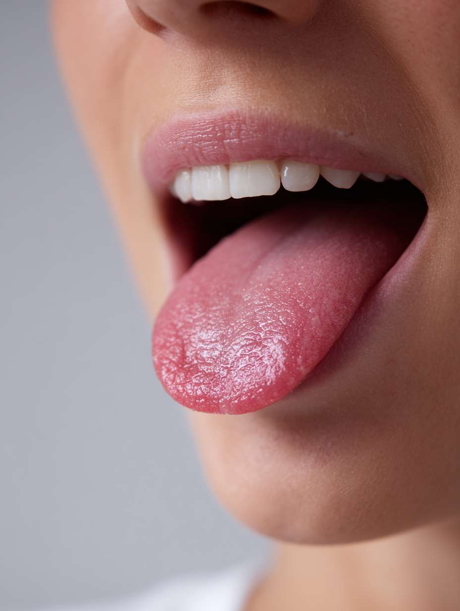 图片要给舌诊普及来做背书，要显示出权威性，还要清楚表达舌诊的概念 --ar 3:4 --v 7 --stylize 100 --fast --no 水印