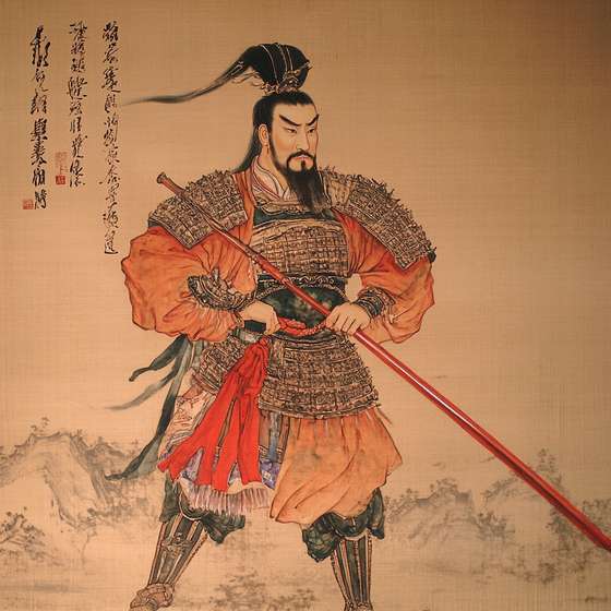 晚上不睡教的文生图作品《立绘 中国 古代 将军》 - 新片场AI创作