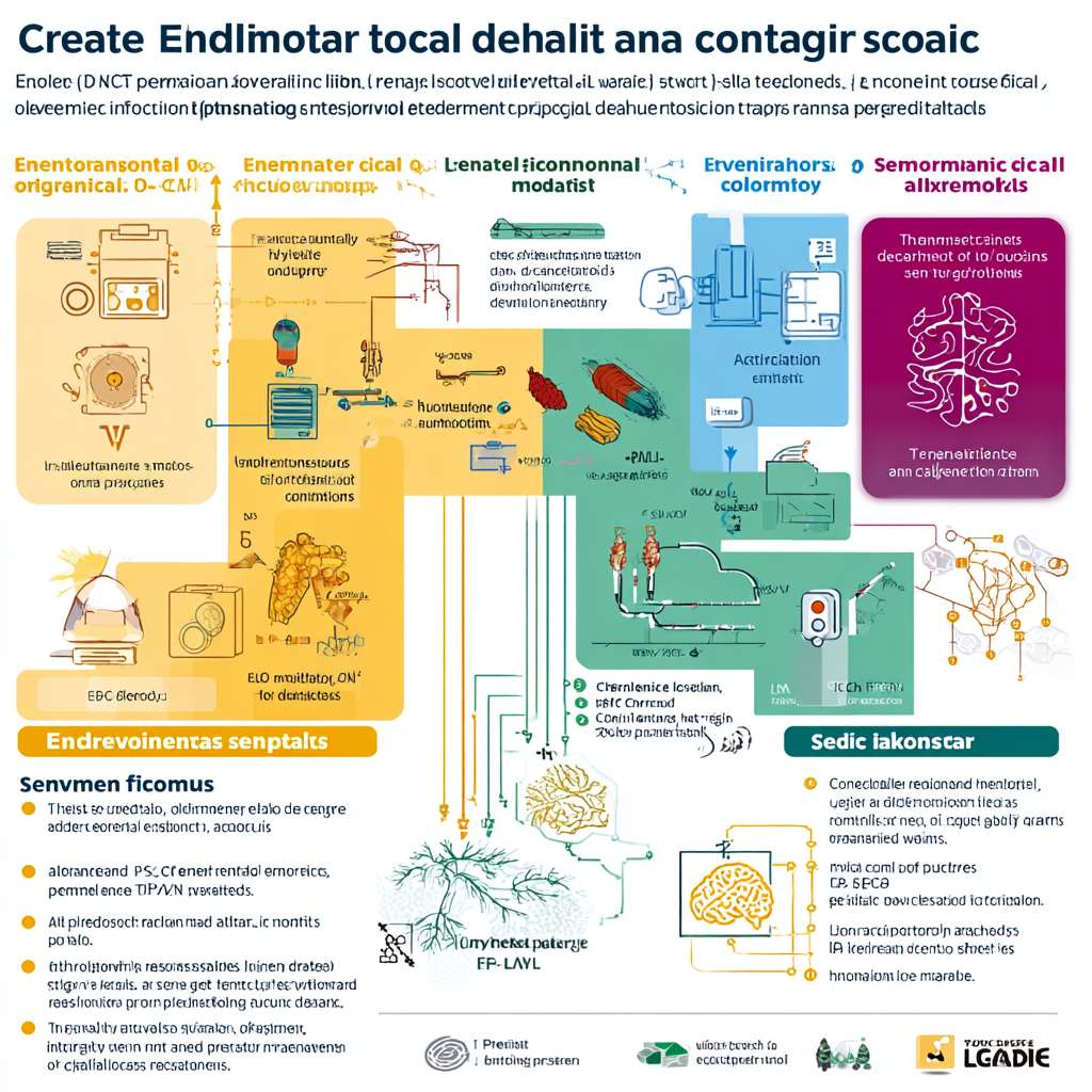 提示词：
"Create a technical schematic diagram for smart cold chain logistics, showing the link between environmental factors, product responses, sensor data, AI model, and decision actions. The diagram should be in a clean, modern style with a white background, suitable for an academic paper.

Key elements and flow:
1. **Environmental Factors Box**: On the left, include icons for temperature (thermometer), humidity (water droplet), gas concentration (molecule symbols for O2, CO2, ethylene), and light (sun icon). Label: 'Environmental Factors'.
2. **Product Responses Box**: Below environmental factors, show icons for physiological responses (respiring fruit icon), microbial growth (bacteria icon), and quality changes (wilting leaf icon). Label: 'Product Responses'.
3. **Sensor Data Box**: To the right of product responses, depict multimodal sensors (e.g., camera for visual, nose icon for olfactory, microphone for auditory) collecting data. Label: 'Sensor Data'.
4. **AI Model Box**: Above sensor data, illustrate a neural network diagram or brain icon with algorithms like 'CNN-LSTM' and 'PLSR'. Label: 'AI Model'.
5. **Decision Actions Box**: On the far right, show actions such as adjusting a thermostat (for temperature control), sending an alert (notification icon), and optimizing routes (map icon). Label: 'Decision Actions'.

Arrows indicate flow:
- Arrow from 'Environmental Factors' to 'Product Responses' (labeled 'Influences').
- Arrow from 'Product Responses' to 'Sensor Data' (labeled 'Monitored by').
- Arrow from 'Sensor Data' to 'AI Model' (labeled 'Input to').
- Arrow from 'AI Model' to 'Decision Actions' (labeled 'Triggers').
- Dashed arrow from 'Decision Actions' back to 'Environmental Factors' (labeled 'Feedback Loop').

Use a color scheme: blue for environmental factors, green for product responses, orange for sensor data, purple for AI model, and red for decision actions. Keep text clear and legible." --ar 1:1 --v 7 --stylize 100 --fast --no 水印