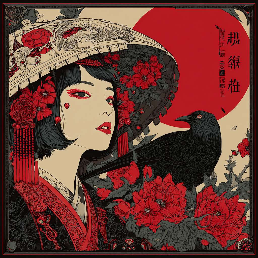 生成海派风格的头像底图 --ar 1:1 --v 7 --stylize 100 --fast --no 水印