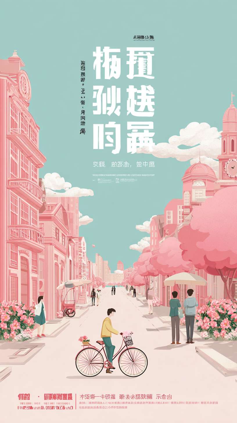 生成一张竖版海报，主题是‘无障碍城市，让爱无阻’，风格清新明亮 --ar 9:16 --v 7 --stylize 100 --fast --no 水印