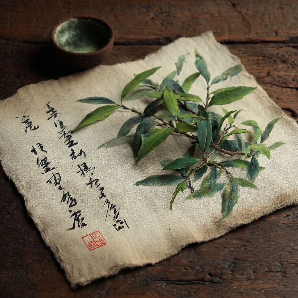 西湖龙井茶写实图 --ar 1:1 --v 7 --stylize 100 --fast --no 水印