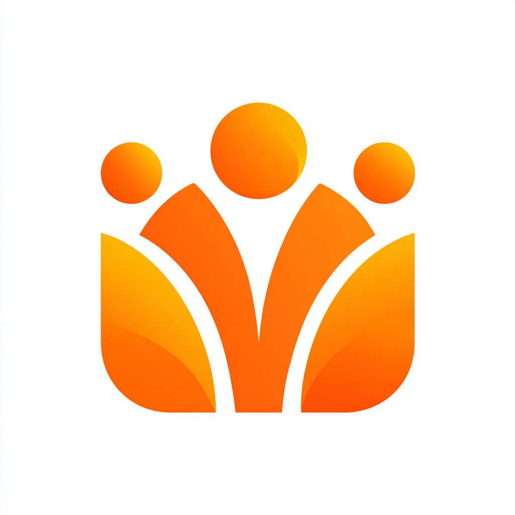 请帮我为以 颐选荟 为名称的养老院推荐APP 设计一个logo 主题色是橘黄色 给人温馨的感觉 方形的 --ar 1:1 --v 7 --stylize 100 --fast --no 水印