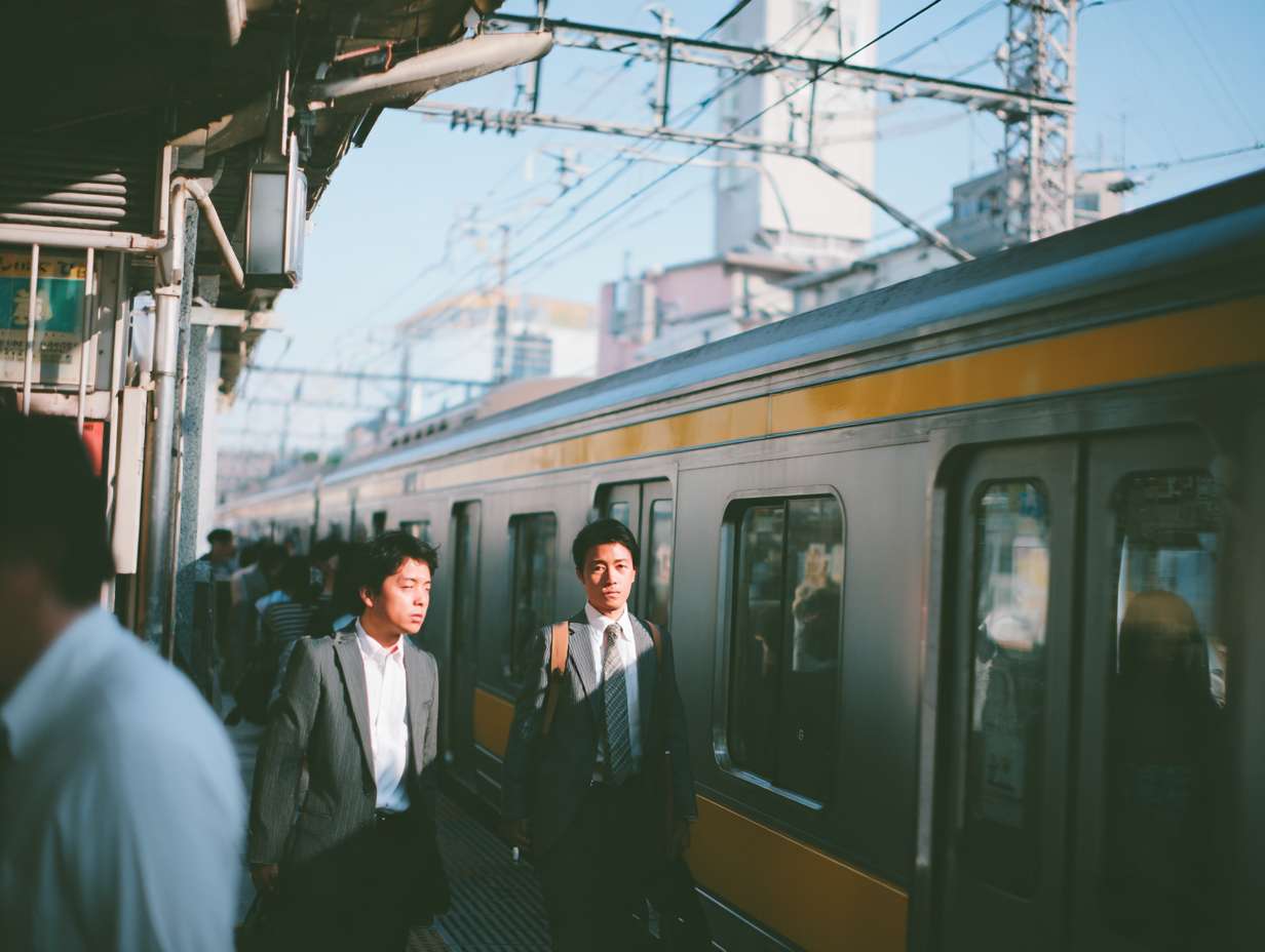 上班通勤 --ar 4:3 --v 7 --stylize 100 --fast --no 水印