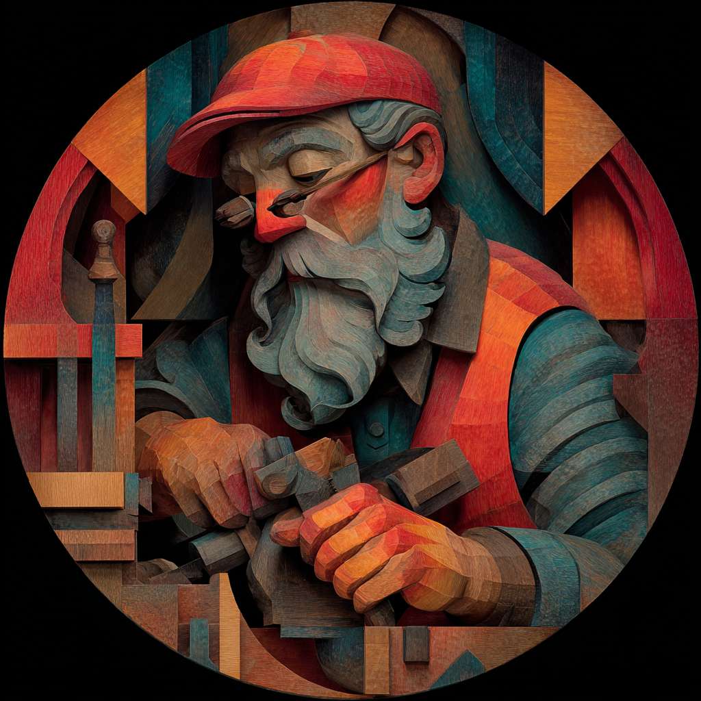 工匠精神 --ar 1:1 --v 7 --stylize 100 --fast --no 水印