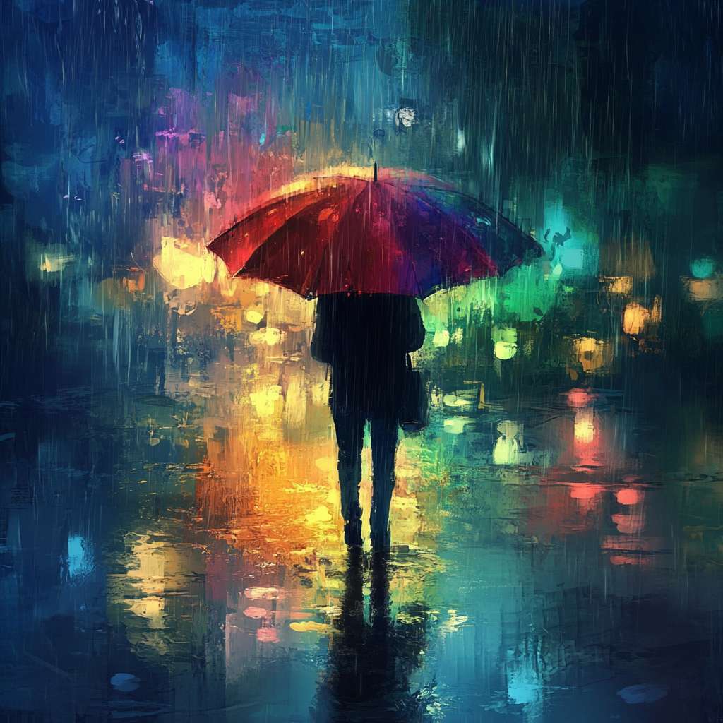 制作雨伞ip --ar 1:1 --v 6.1 --stylize 100 --fast