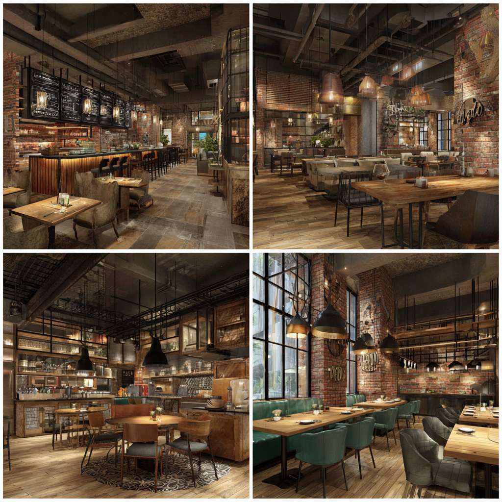 帮我做五张真实酒店餐厅早餐宣传实拍照片 --ar 1:1 --v 7 --stylize 100 --fast --no 水印