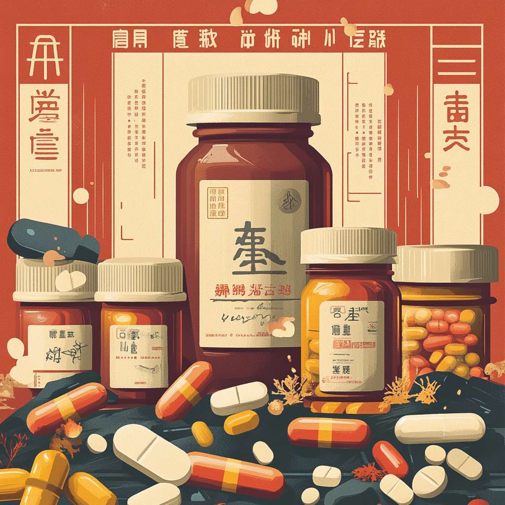 设计一个药房张贴POP海报，产品为修正感愈胶囊，体现吃感冒药不瞌睡，中西医结合。 --ar 1:1 --v 6.1 --stylize 100 --fast