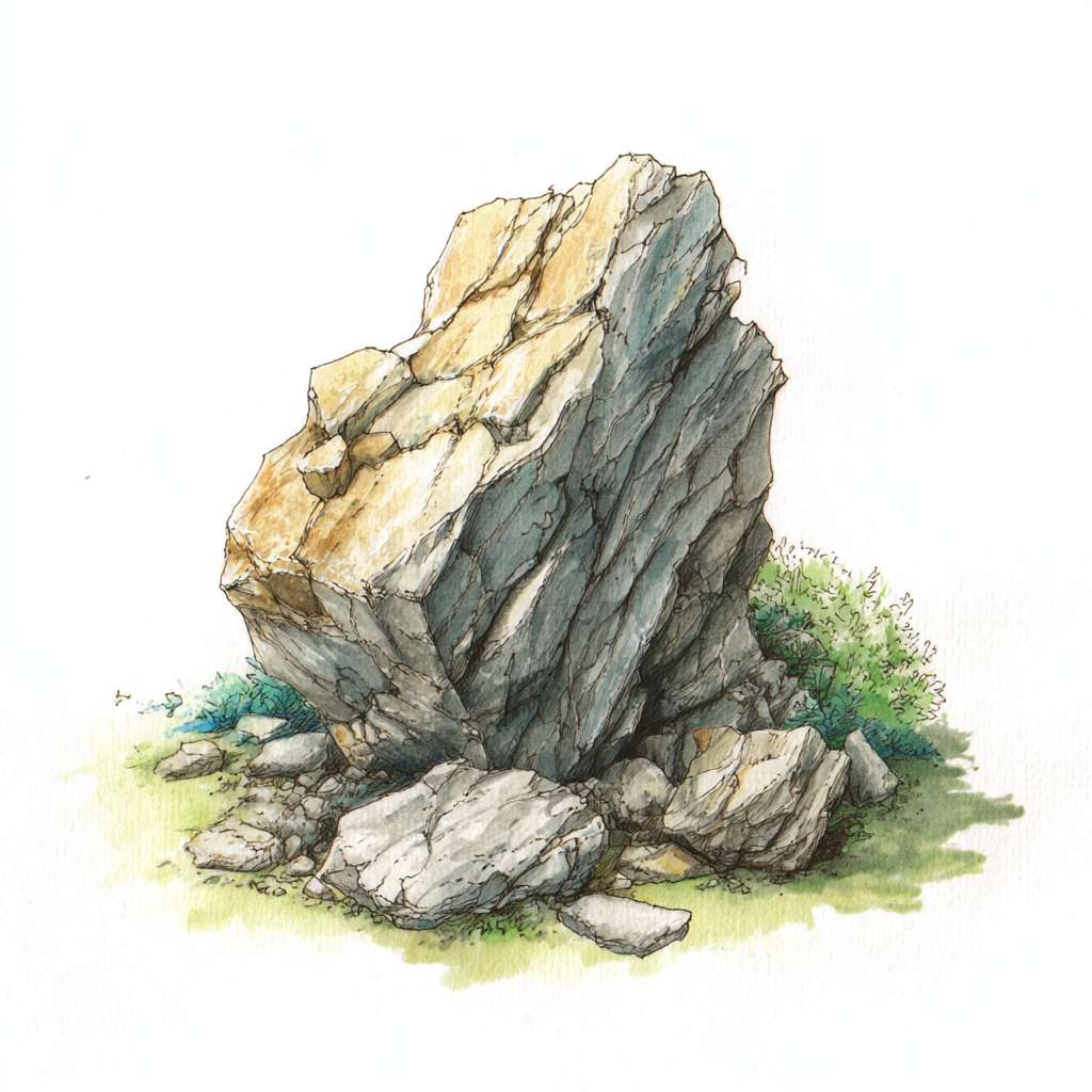 生成手绘风石头，要求自然生成的石头，很小，不是很高，有颜色，没有背景，是很普通的石头，手绘风 --ar 1:1 --v 7 --stylize 100 --fast --no 水印