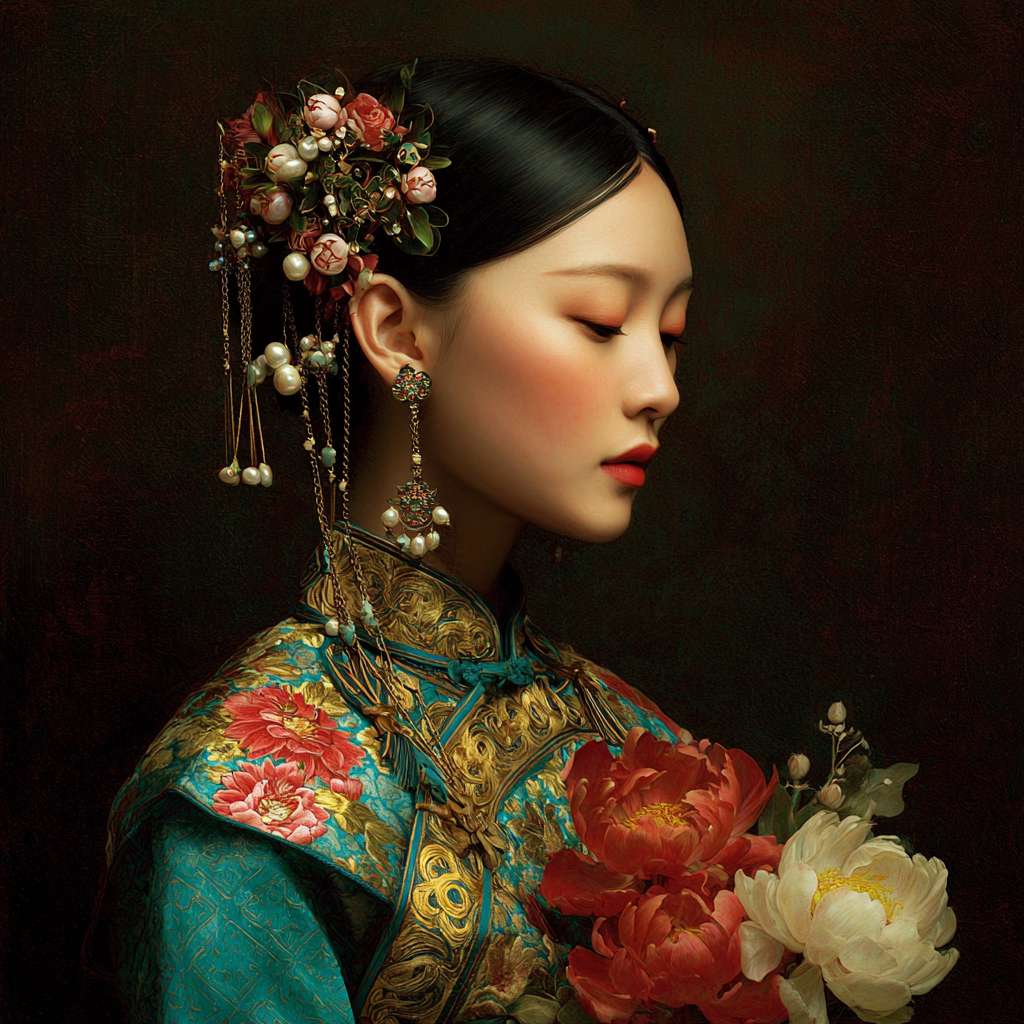 丰满的40岁女人 --ar 1:1 --v 7 --stylize 100 --fast --no 水印