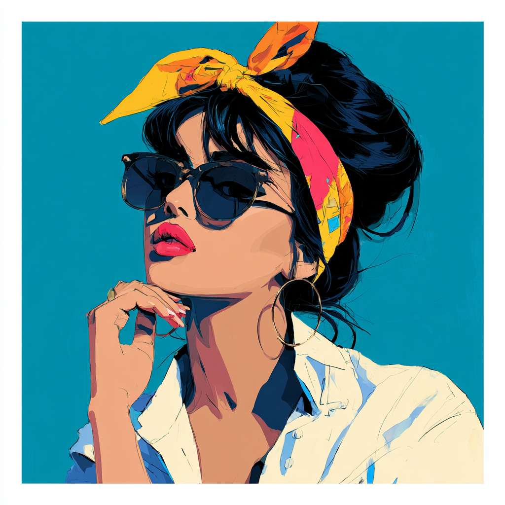 美女 --ar 1:1 --v 7 --stylize 100 --fast --no 水印