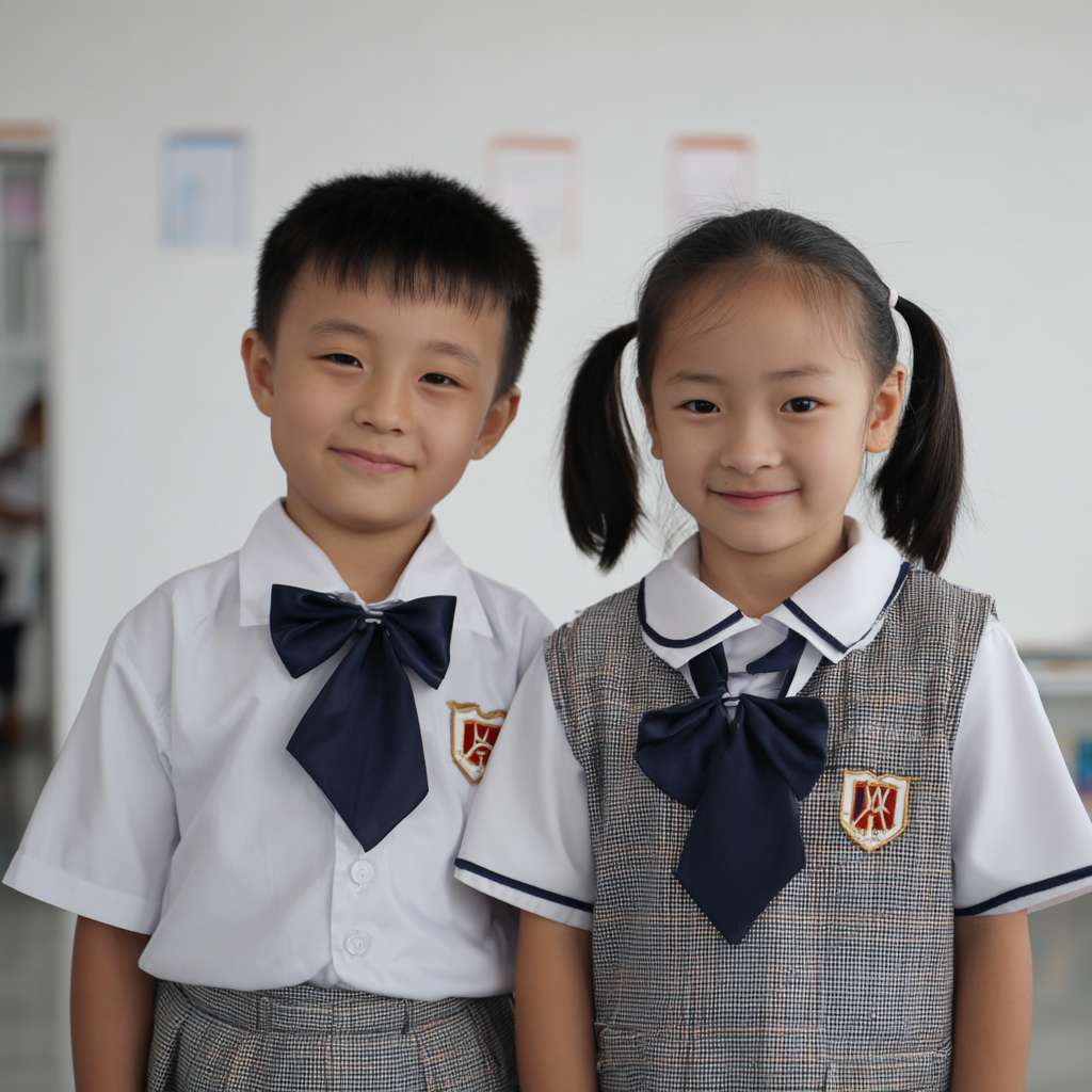 甘肃省居集小学学校校徽 --ar 1:1 --v 7 --stylize 100 --fast --no 水印