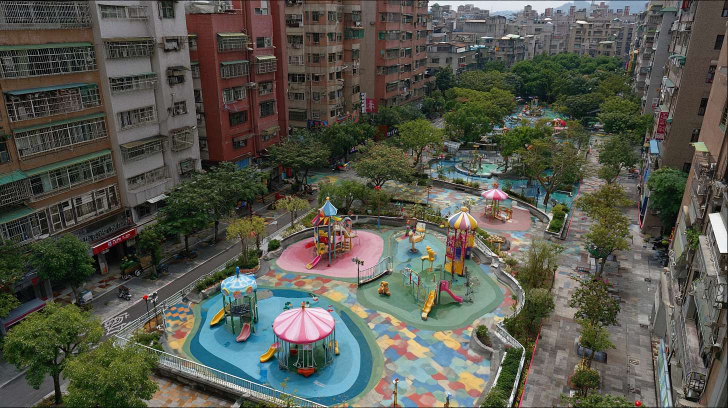 小动物们生活的城市，里边有狗狗警察局，环尾狐猴游乐场，水獭餐馆， --ar 16:9 --v 7 --stylize 100 --fast --no 水印