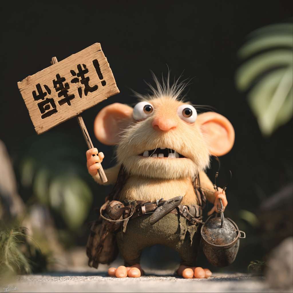 https://img-xpc-mj0.xpccdn.com/prod/upload/10e470f6-1d25-4b35-96b2-aac304659759/%E9%A5%BF%E9%A5%BF.png~tplv-5yakomv5zn-auto-v1%3A1024%3A0%3Aq75.jpg 以此为参考生成一个心烦意乱的图片 --ar 1:1 --v 7 --stylize 100 --fast --iw 1 --no 水印