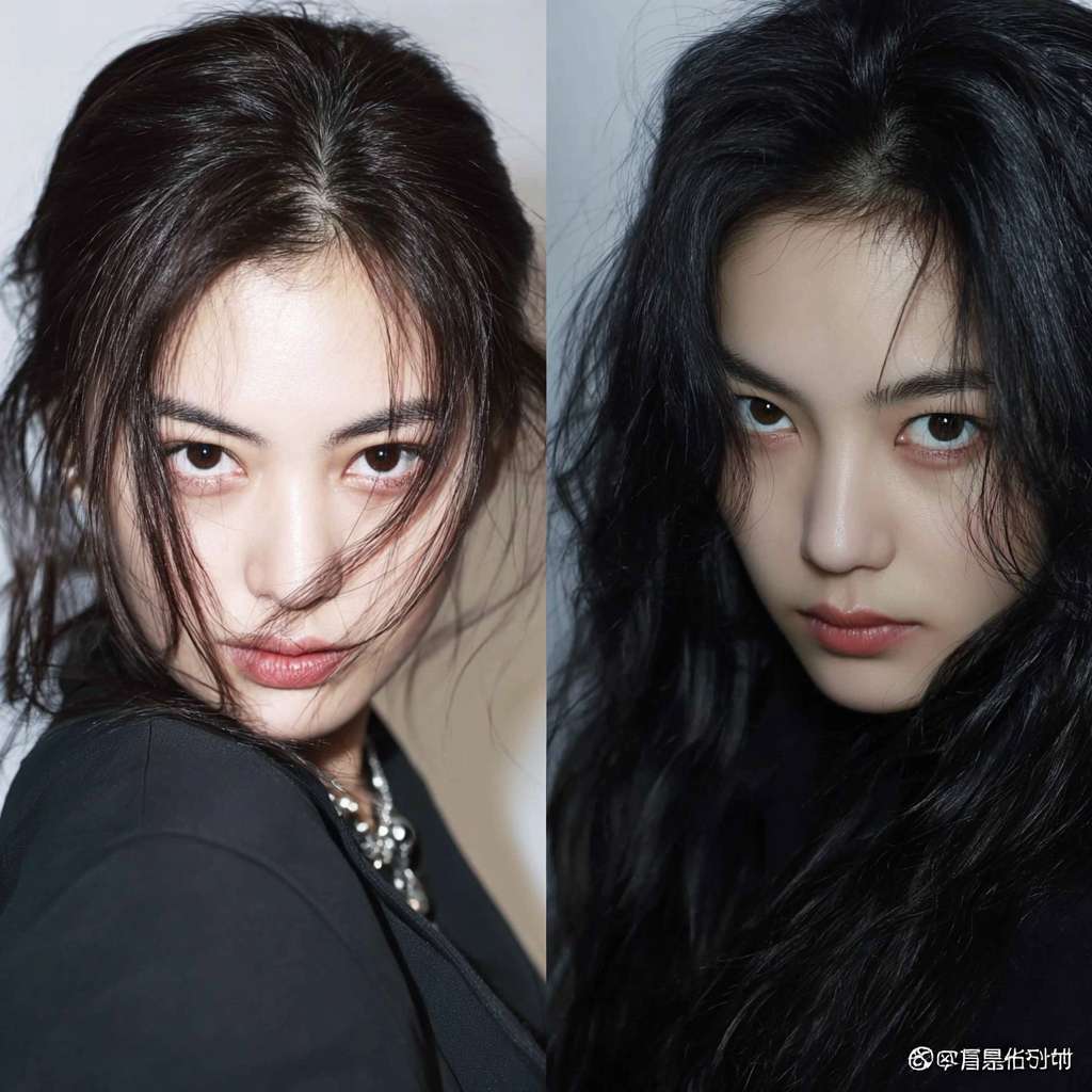 眉眼特征‌：眉毛散乱，上鼻梁微凸，额头倾斜；
‌面部比例‌：额头较宽大，眼睛圆大且眉毛浓密；
‌气质特征‌：目光灼灼逼人，整体面容被描述为"短小精悍" --ar 1:1 --v 7 --stylize 100 --fast --no 水印