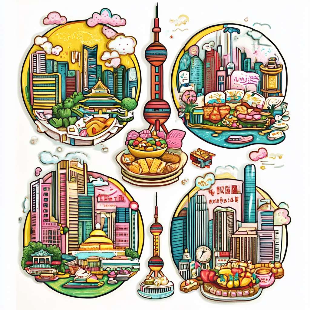 手机用户9236的图生图作品《主要用于贴纸，做深圳的地》 - 新片场AI创作