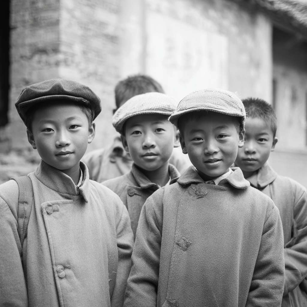 甘肃省居集中心小学校 --ar 1:1 --v 7 --stylize 100 --fast --no 水印