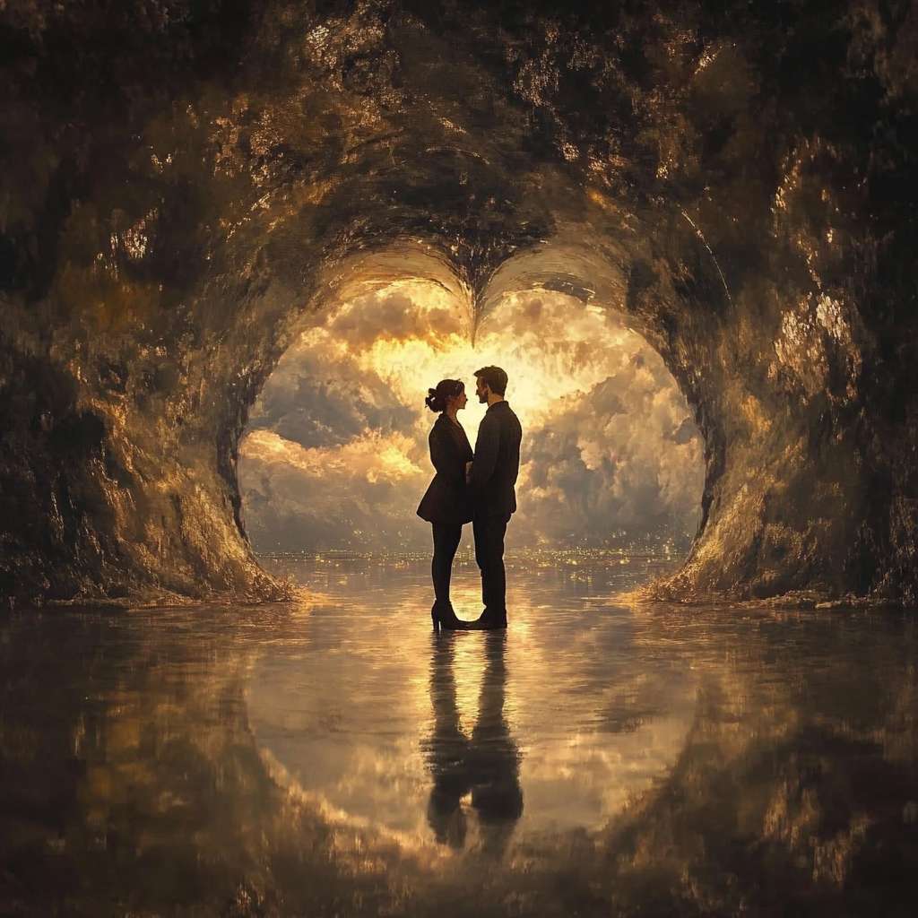 想表达一段感情结束了 不再执着不再抱有希望 想把这个图片放到朋友圈里 并且想让她看到 图片要一种一切结束后的豁然开朗 --ar 1:1 --v 6.1 --stylize 100 --fast