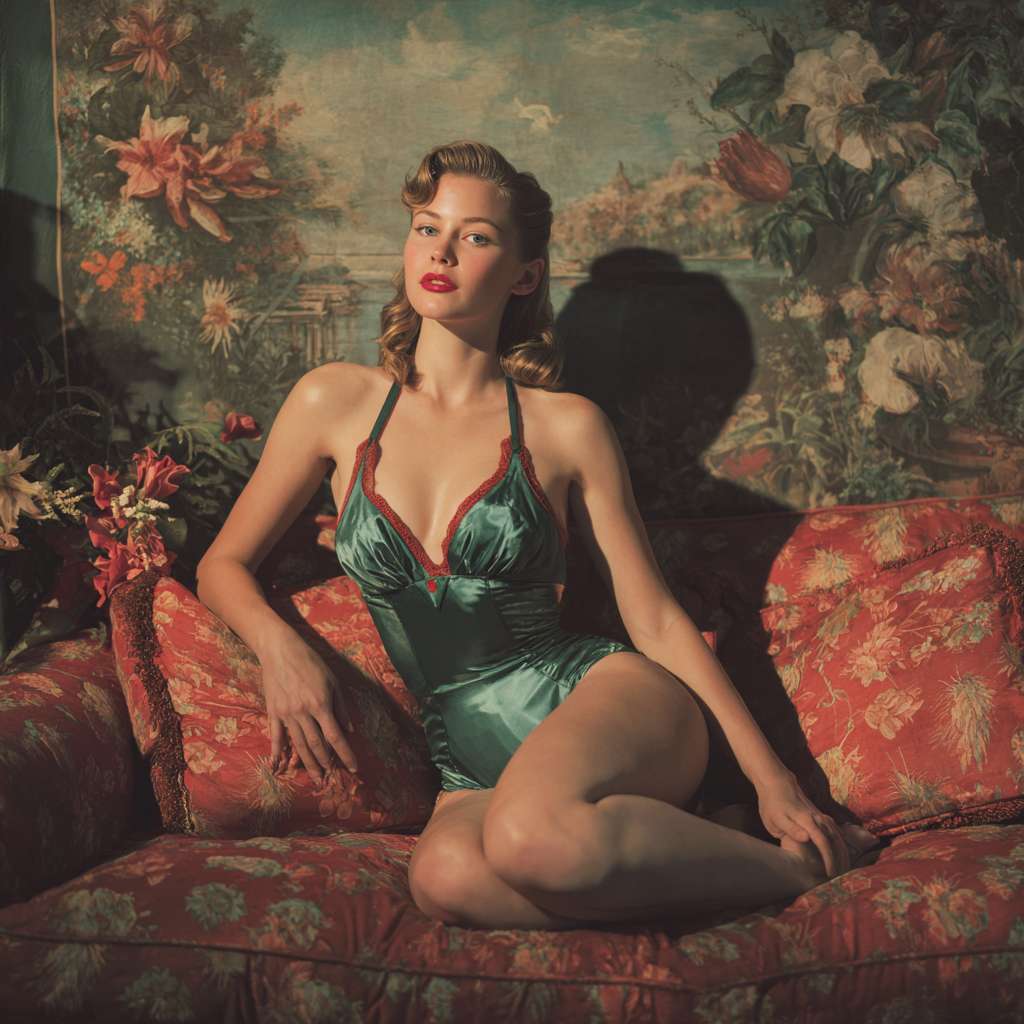 一个比基尼 --ar 1:1 --v 7 --stylize 100 --fast --no 水印