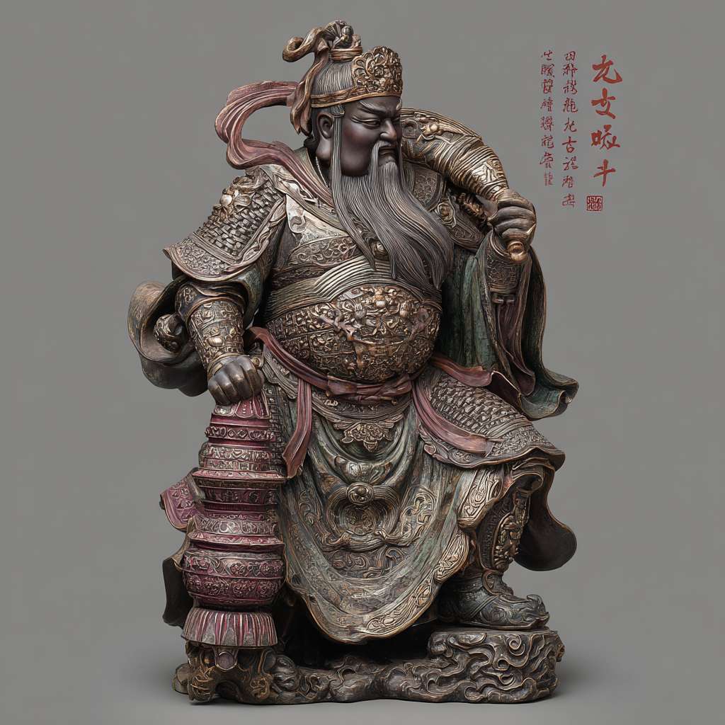 托塔天王李靖手持七宝玲珑塔凸显七宝玲珑塔 --ar 1:1 --v 7 --stylize 100 --fast --no 水印
