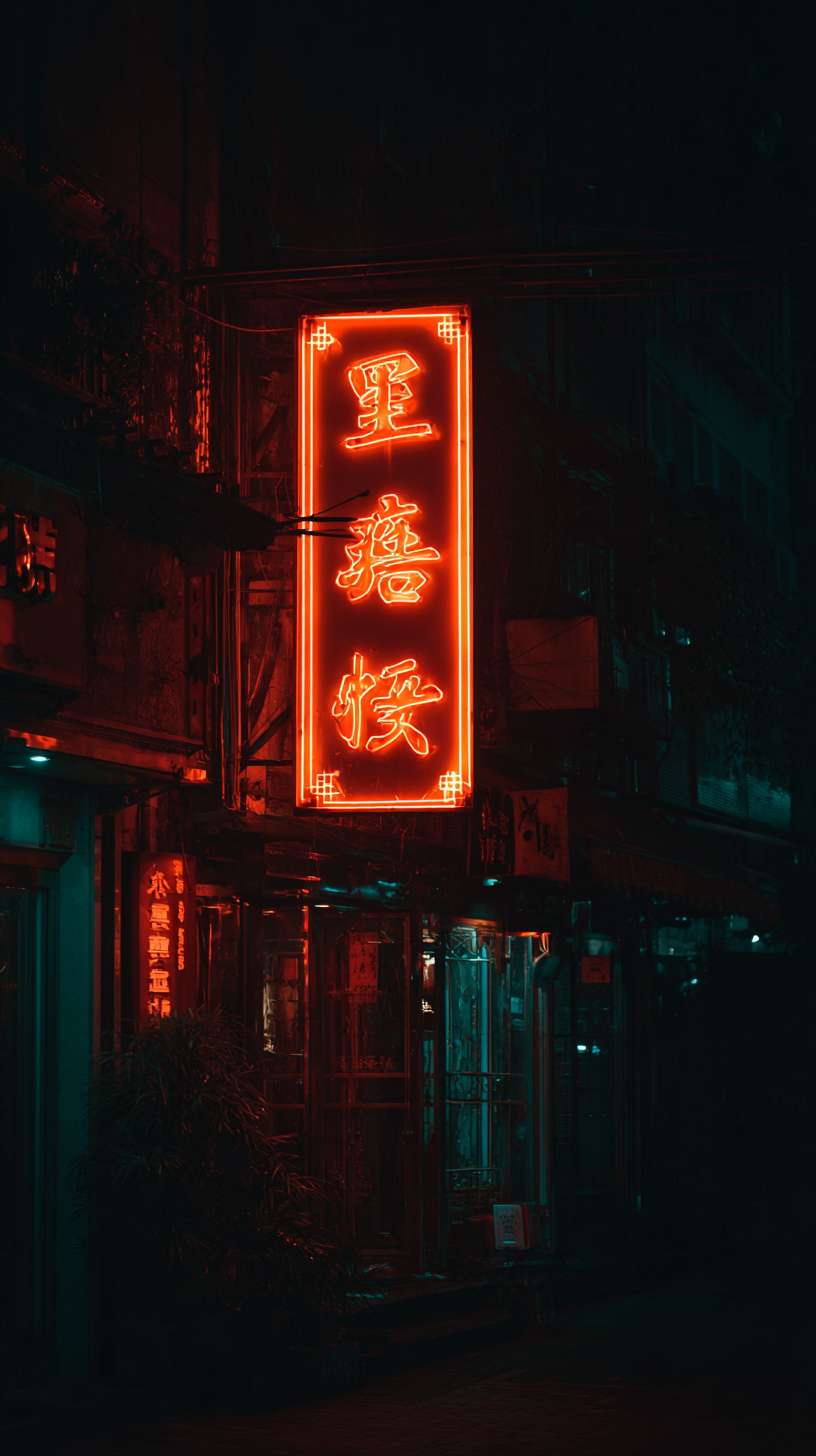 核心创意： 标题是一个发光的霓虹灯牌，是画面内的实际元素，也是光源。

标题设计： 明亮的红色霓虹灯，为整个场景（鸭子、街道）提供照明，营造出强烈的故事感和氛围。

整体氛围： 电影感、怀旧、温暖，仿佛在讲述一个老北京的故事。 --ar 9:16 --v 7 --stylize 100 --fast --no 水印