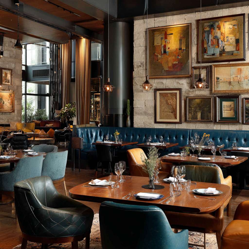 酒店餐厅真实早餐宣传图片 --ar 1:1 --v 7 --stylize 100 --fast --no 水印