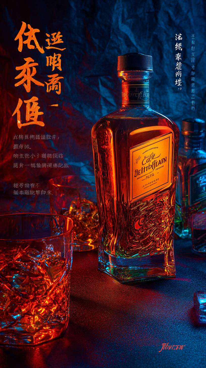 格焦点 + 社交剪影 
背景： 深邃有质感的背景（如深蓝丝绒、暗纹金属、暖调灯光虚化）。 
前景左侧 (显眼位置)：一个巨大的、设计感十足的价格标签图标。 超大、加粗、醒目的字体霓虹灯效果写着酒水价格:百威哈啤雪花新锐动力138元/人和蓝妹漓泉嘉士伯喜力168元/人 小字文案：酒水自由，畅饮无压力 
前景右侧/上方使用风格化的人物剪影或优雅侧影，展现2-3组不同的人在轻松交谈、碰杯、微笑的场景。剪影带有氛围暖黄光晕。
在这些社交剪影之间或上方，加入小心心、对话气泡图标 (气泡里可以是省略号或简短的友好词汇如“Cheers！”、“你好”)。 
核心文案：主标题 (醒目)：低成本，高邂逅！[鸿乐酒吧] 盛大开业！用一杯酒的代价，开启一场浪漫奇遇。 
开业信息：7月10日
营业时间：20:00 - 5:00
地址：东莞市中堂镇北王路中堂段9号1栋102室
并点缀着微小的星光、光斑。不要有错别字。 --ar 9:16 --v 7 --stylize 100 --fast --no 水印