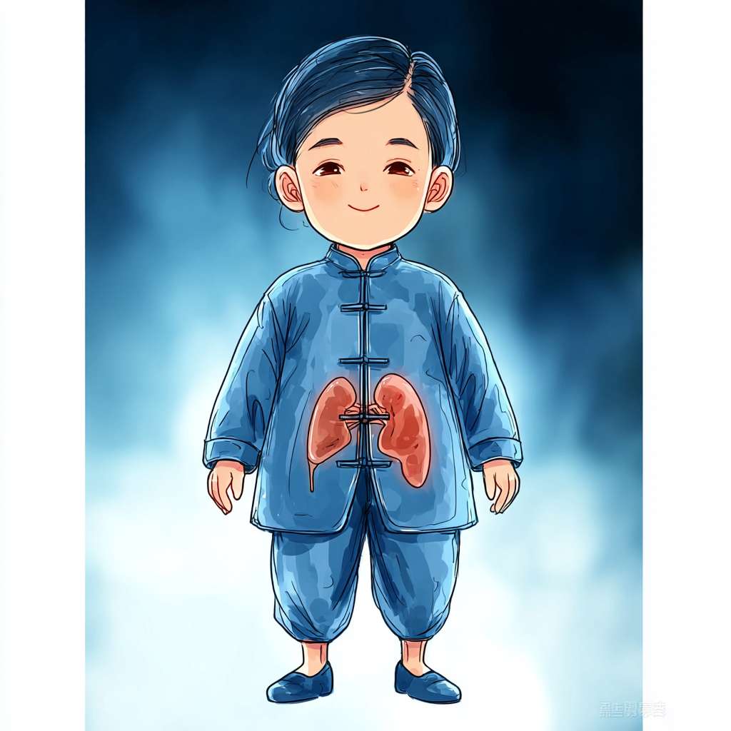 https://img-xpc-mj0.xpccdn.com/prod/upload/d5a05a5c-c297-439d-93a1-192d10577df9/%E7%94%9F%E6%88%90%E4%B8%AD%E5%8C%BB%E6%B0%94%E8%A1%80%E7%90%86%E8%AE%BA%E5%9B%BE%E7%89%87%20_2_.png~tplv-5yakomv5zn-auto-v1%3A1024%3A0%3Aq75.jpg 帮我按照人体器官的分布，标记出图片中心肝脾肺肾的位置 --ar 1:1 --v 7 --stylize 100 --fast --iw 1 --no 水印