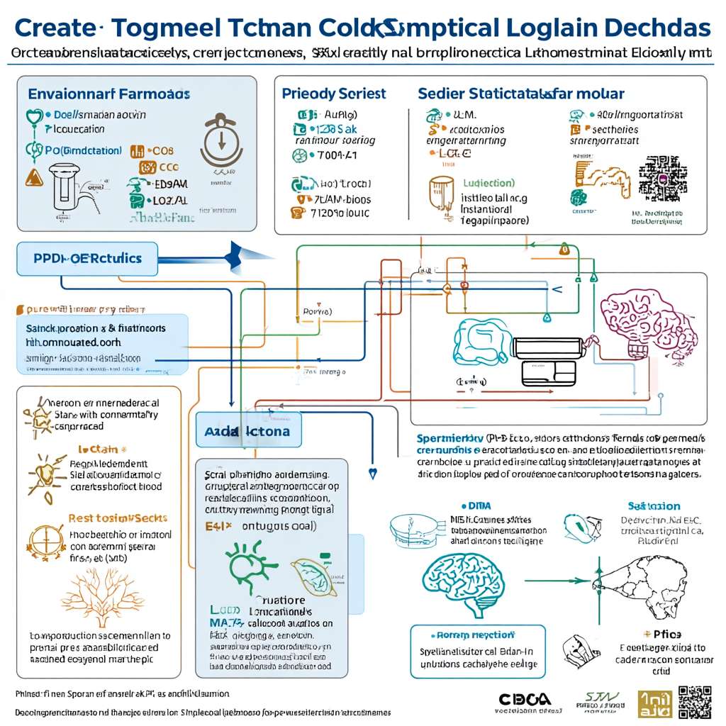 提示词：
"Create a technical schematic diagram for smart cold chain logistics, showing the link between environmental factors, product responses, sensor data, AI model, and decision actions. The diagram should be in a clean, modern style with a white background, suitable for an academic paper.

Key elements and flow:
1. **Environmental Factors Box**: On the left, include icons for temperature (thermometer), humidity (water droplet), gas concentration (molecule symbols for O2, CO2, ethylene), and light (sun icon). Label: 'Environmental Factors'.
2. **Product Responses Box**: Below environmental factors, show icons for physiological responses (respiring fruit icon), microbial growth (bacteria icon), and quality changes (wilting leaf icon). Label: 'Product Responses'.
3. **Sensor Data Box**: To the right of product responses, depict multimodal sensors (e.g., camera for visual, nose icon for olfactory, microphone for auditory) collecting data. Label: 'Sensor Data'.
4. **AI Model Box**: Above sensor data, illustrate a neural network diagram or brain icon with algorithms like 'CNN-LSTM' and 'PLSR'. Label: 'AI Model'.
5. **Decision Actions Box**: On the far right, show actions such as adjusting a thermostat (for temperature control), sending an alert (notification icon), and optimizing routes (map icon). Label: 'Decision Actions'.

Arrows indicate flow:
- Arrow from 'Environmental Factors' to 'Product Responses' (labeled 'Influences').
- Arrow from 'Product Responses' to 'Sensor Data' (labeled 'Monitored by').
- Arrow from 'Sensor Data' to 'AI Model' (labeled 'Input to').
- Arrow from 'AI Model' to 'Decision Actions' (labeled 'Triggers').
- Dashed arrow from 'Decision Actions' back to 'Environmental Factors' (labeled 'Feedback Loop').

Use a color scheme: blue for environmental factors, green for product responses, orange for sensor data, purple for AI model, and red for decision actions. Keep text clear and legible." --ar 1:1 --v 7 --stylize 100 --fast --no 水印