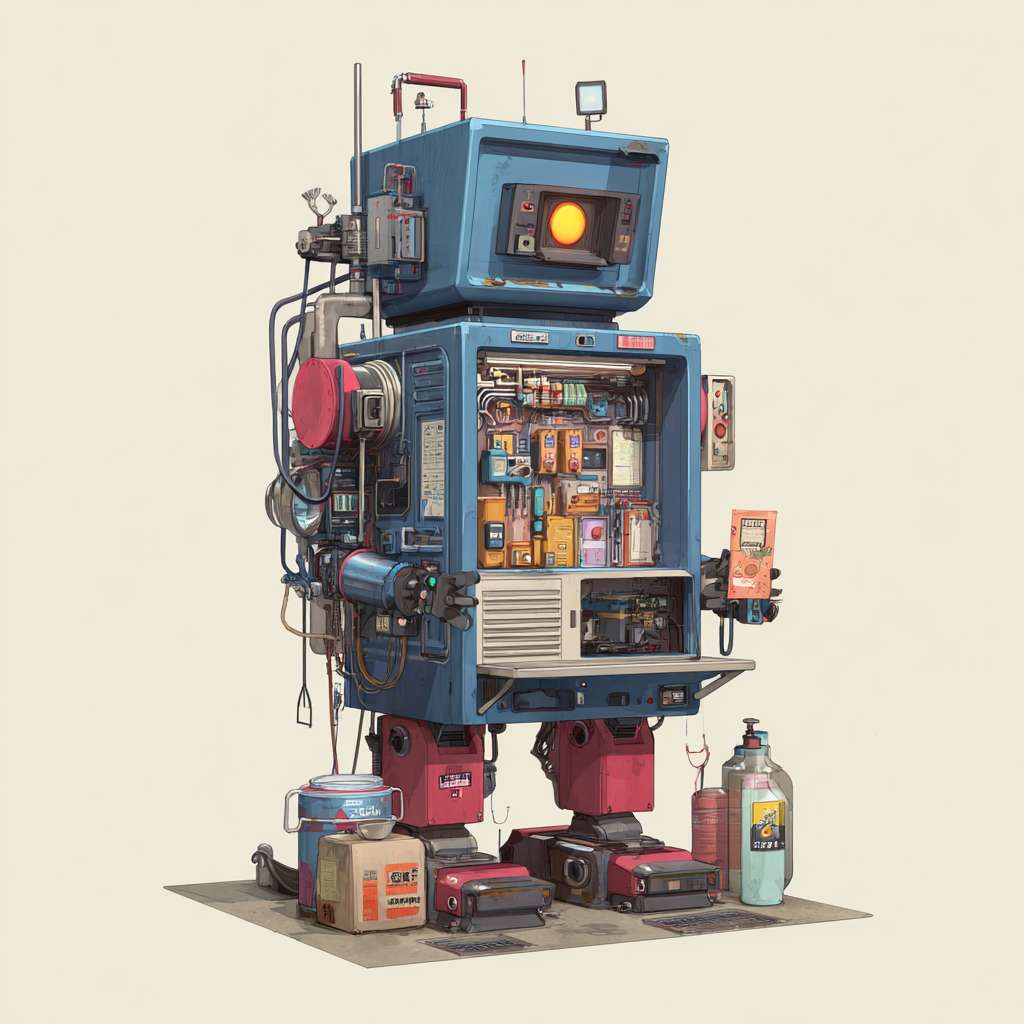 给设备供电 --ar 1:1 --v 7 --stylize 100 --fast --no 水印