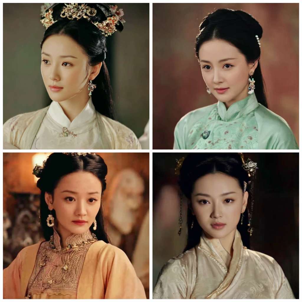 明眸皓齿、千娇百媚、聪明伶俐、倾国倾城、螓首蛾眉、如花似玉。 姣姣兮似轻云之蔽月，飘飘兮若回风之流雪、俏丽若三春之桃，清素若九秋之菊。 俊眉修眼、蕙质兰心、顾盼神飞、文采精华、见之忘俗、红脸如开莲，素肤若凝脂 --ar 1:1 --v 7 --stylize 100 --fast --no 水印