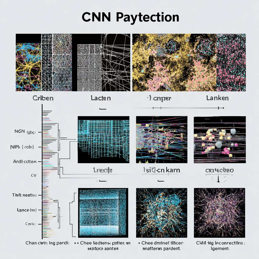 根据以下描述绘制CNN原理图示:可以把CNN想象成一组的“放大镜”,它看图片是分好几层、一步一步仔细看的,每一层关注的点都不一样:
第1层:找“边边角角”(初级特征)
怎么找? 用很多的“放大镜”(卷积核)在图片上滑动扫描。
找什么? 最简单的线条:横线、竖线、斜线、弯弯的线,或者颜色突然变化的地方。
好比: 你离远点看一张猫狗图,只能看到大概的轮廓和明显的色块边界。
结果: AI得到一堆“边缘图”和“斑点图”。
第2层:拼出“小零件”(中级特征)
怎么拼? 把第一层找到的简单线条组合起来。
拼什么? 稍微复杂一点的图案形状:比如一个弯钩(可能是猫耳朵尖)、一个圆圈(可能是狗眼睛)、几条线交叉(可能是腿的轮廓)。
好比: 走近一点,你能看到猫的尖耳朵、狗的长鼻子、眼睛、大概的四肢位置。
结果: AI识别出一些更具体的局部形状。
第3层及以后:组合成“关键部件”(高级特征)
怎么组合? 继续把第二层发现的“小零件”进行更复杂的组合。
组合什么?如猫特征:尖尖的耳朵组合(可能)、更圆的瞳孔(可能)、特定的脸型轮廓、独特的毛发纹理。
好比: 你凑得很近或者很熟悉猫狗,能一眼认出“哦,这是典型的猫脸三角结构”。
结果: AI找到了能代表“猫性”的关键视觉组件。
🧩 最后一步:综合判断(全连接层)
收集线索: 前面所有层找到的从简单到复杂的“特征线索”,都汇总到这里。
“开会”决策: AI像侦探一样,把这些线索(尖耳朵?圆眼睛?长鼻子?短毛?脸型?)放在一起掂量。
计算概率:
如果线索组合起来更像它以前“学过”的猫的特征,它就输出“这是猫的概率很高”。
得出结论: “我认为这张图里是猫!” 。 --ar 1:1 --v 7 --stylize 100 --fast --no 水印