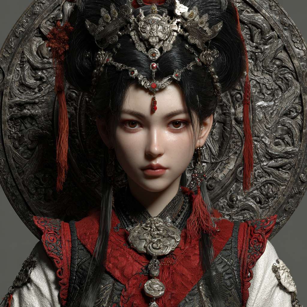 诛仙 女主 3D动漫照片 --ar 1:1 --v 7 --stylize 100 --fast --no 水印