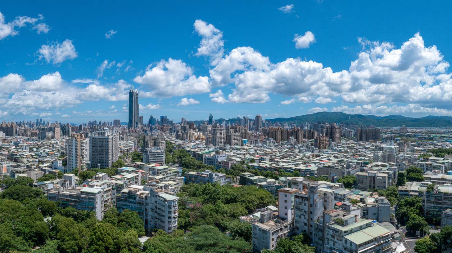 住宅楼顶远望蓝天白云去掉绿植 --ar 16:9 --v 7 --stylize 100 --fast --no 水印,水印