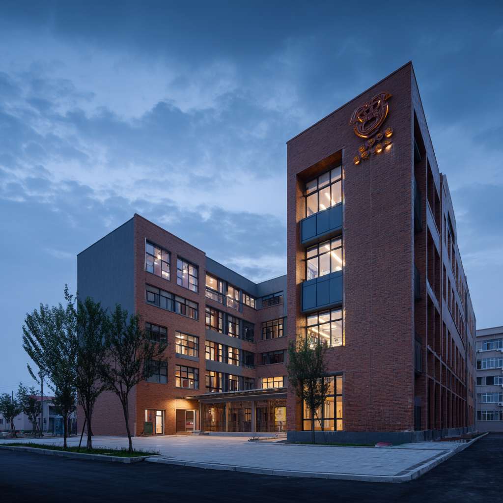 甘肃省居集中心小学校徽， --ar 1:1 --v 7 --stylize 100 --fast --no 水印