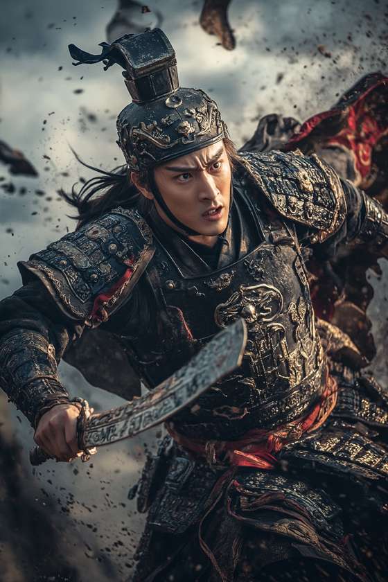 自以为是的文生图作品《中国古代武将,身披铁甲》 - 新片场AI创作
