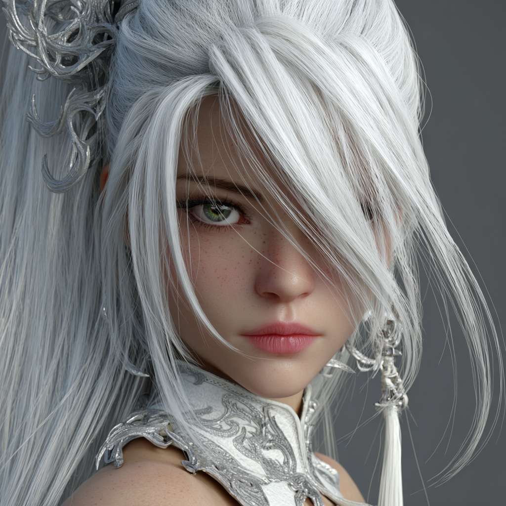 诛仙 女主 3D动漫照片 --ar 1:1 --v 7 --stylize 100 --fast --no 水印