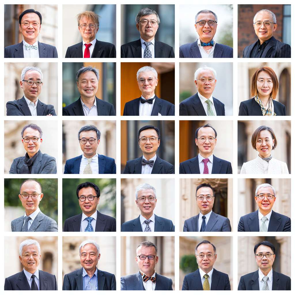 生成一张中欧国际工商学院Global EMBA三十周年系列联名海报设计，与校友企业合作庆祝，例如GEMBA与巴斯夫的联名海报 --ar 1:1 --v 7 --stylize 100 --fast --no 水印