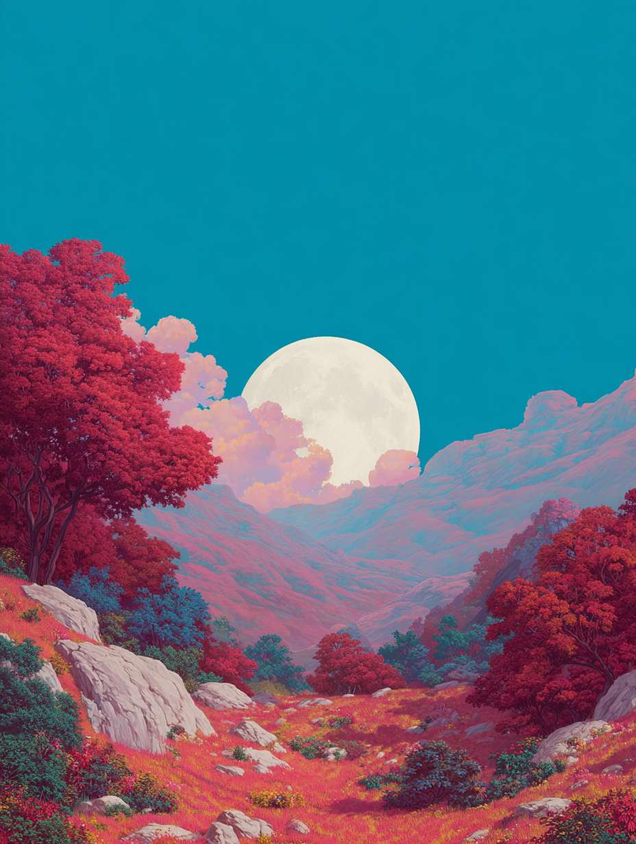 中秋节海报背景图 --ar 3:4 --v 7 --stylize 100 --fast --no 水印