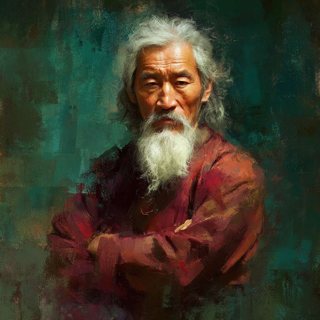 高级美学，要求画面中必须要有一个明亮且大面积的墨绿色主体，可以是是人也可以是物，构图大胆 --ar 1:1 --v 7 --stylize 100 --fast --no 水印