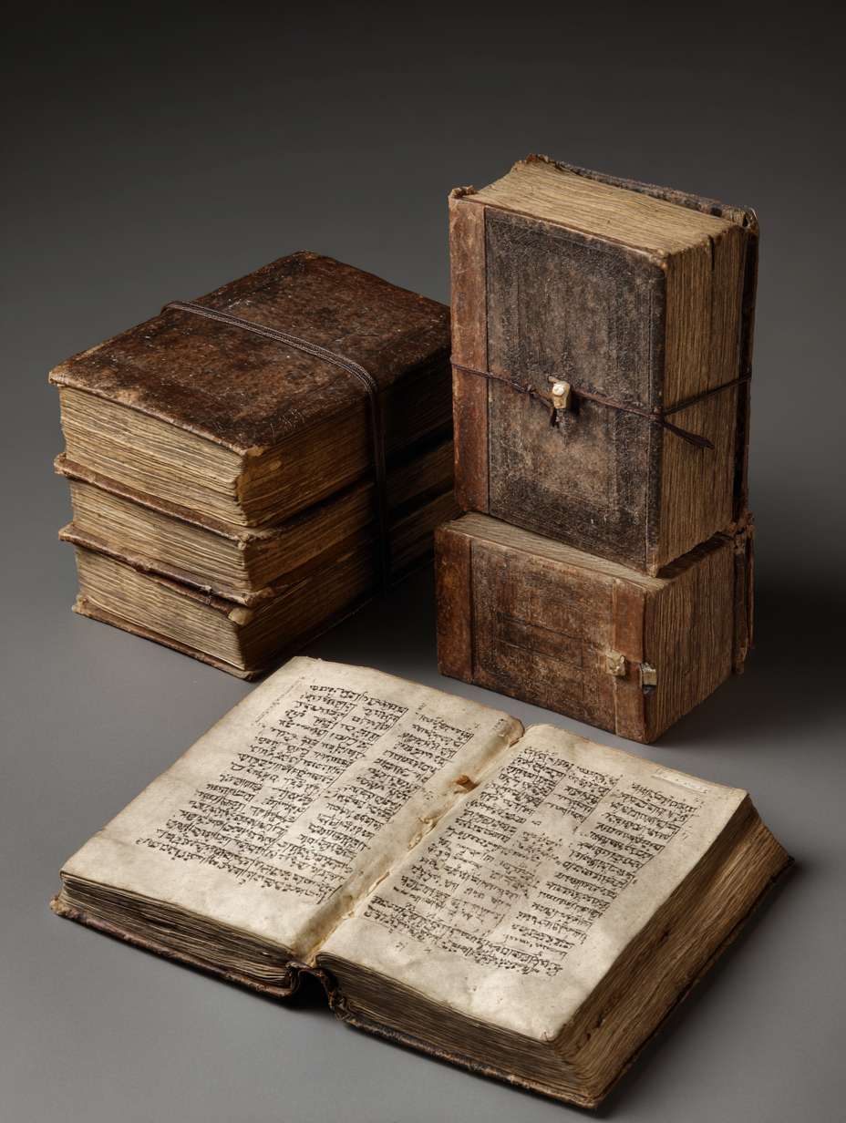 展示几本介绍舌诊的古书的书本和封面，要展示出文字，让用户一看就知道舌诊的权威性 --ar 3:4 --v 7 --stylize 100 --fast --no 水印