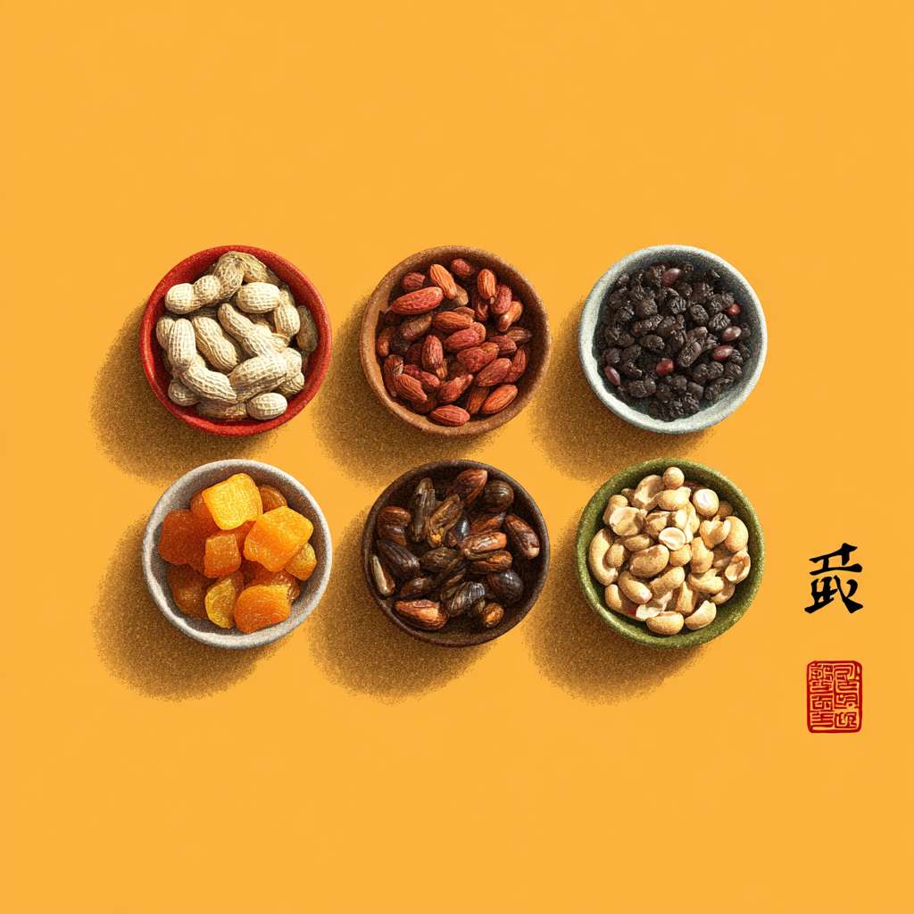 根据以下文字生成食用油图标 中国花生之 --ar 1:1 --v 7 --stylize 100 --fast --no 水印