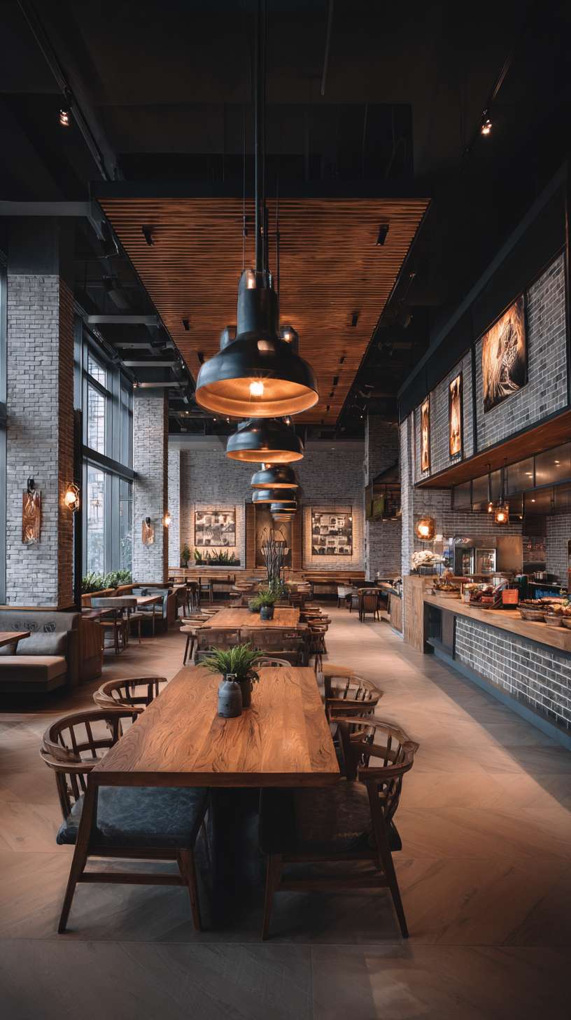 帮我做五张汉庭真实酒店餐厅早餐宣传实拍照片 --ar 9:16 --v 7 --stylize 100 --fast --no 水印