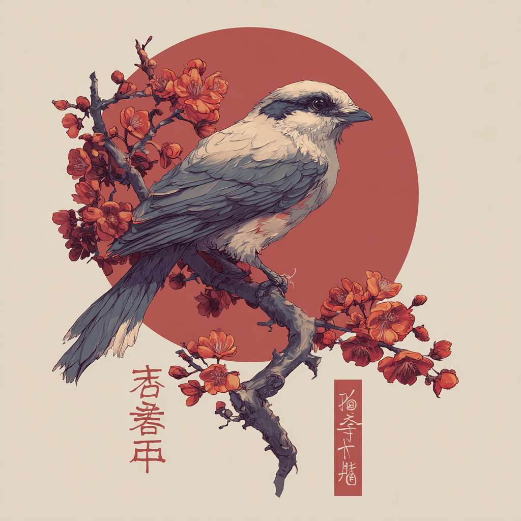 我现在在设计一款pfp头像 我的主题是精卫鸟形象 我希望是和文物结合的效果 --ar 1:1 --v 7 --stylize 100 --fast --no 水印