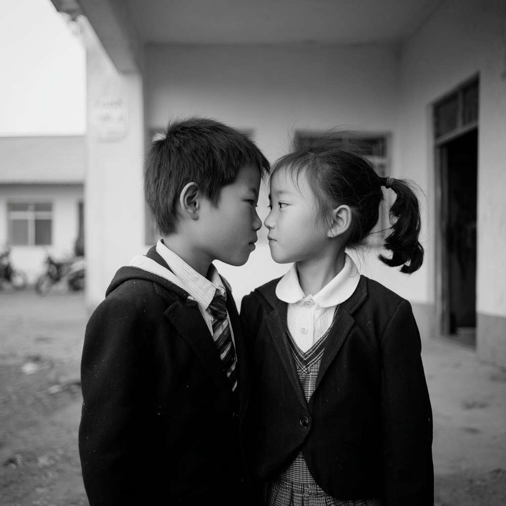 甘肃省居集中心小学校 --ar 1:1 --v 7 --stylize 100 --fast --no 水印