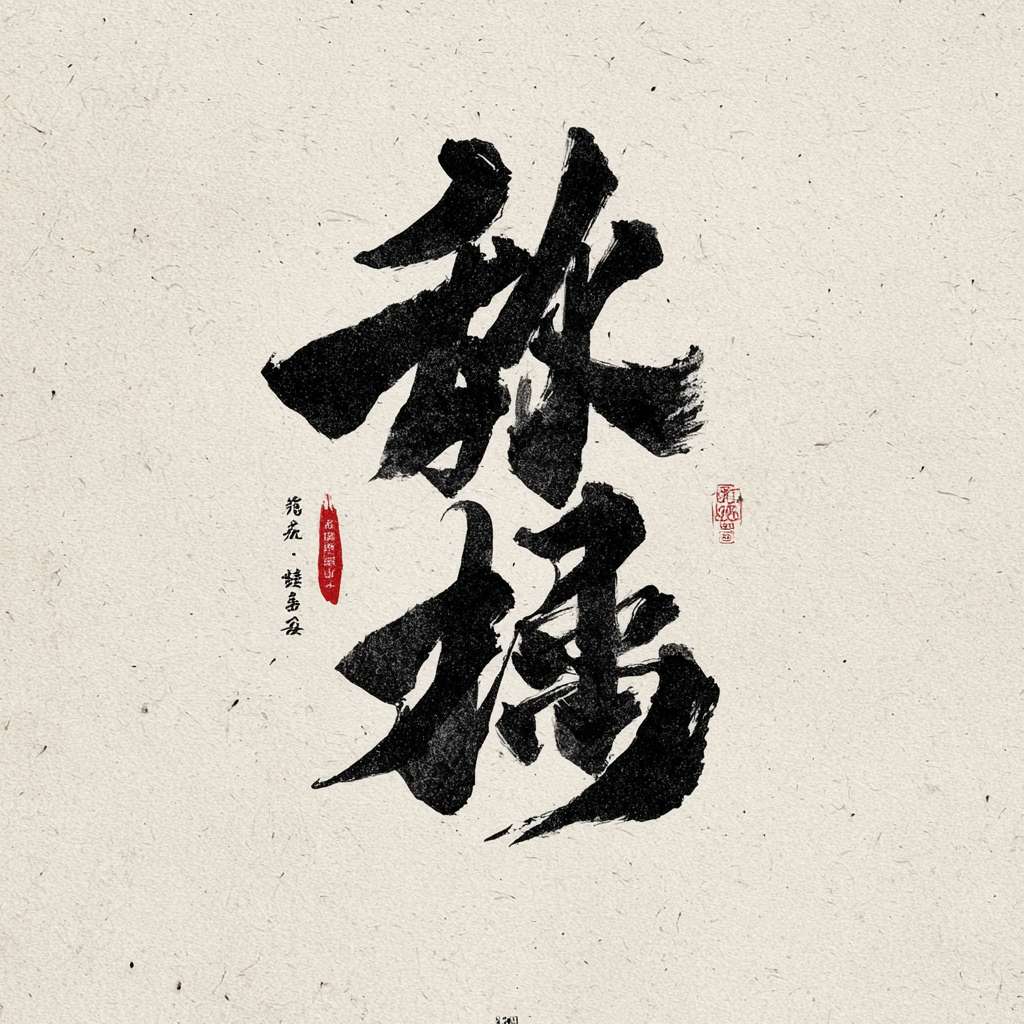 艺术字体设计，中文“香炉山国家森林公园”，要求毛笔手写风格，大气磅礴视觉震撼，笔画水墨笔刷效果，笔画巧妙延长设计变形，纯黑背景。 --ar 1:1 --v 7 --stylize 100 --fast --no 水印