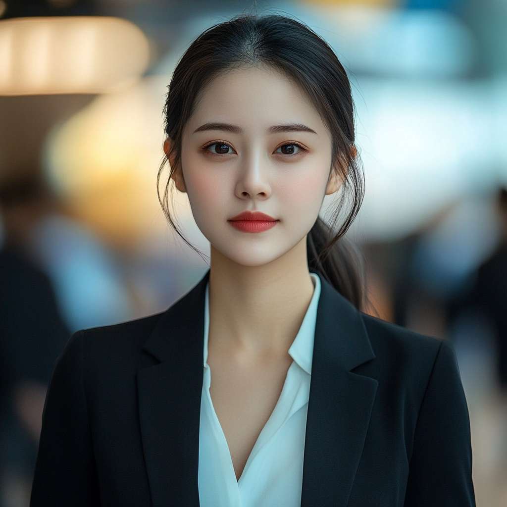 中国女性商业女强人 --ar 1:1 --v 6.1 --stylize 100 --fast