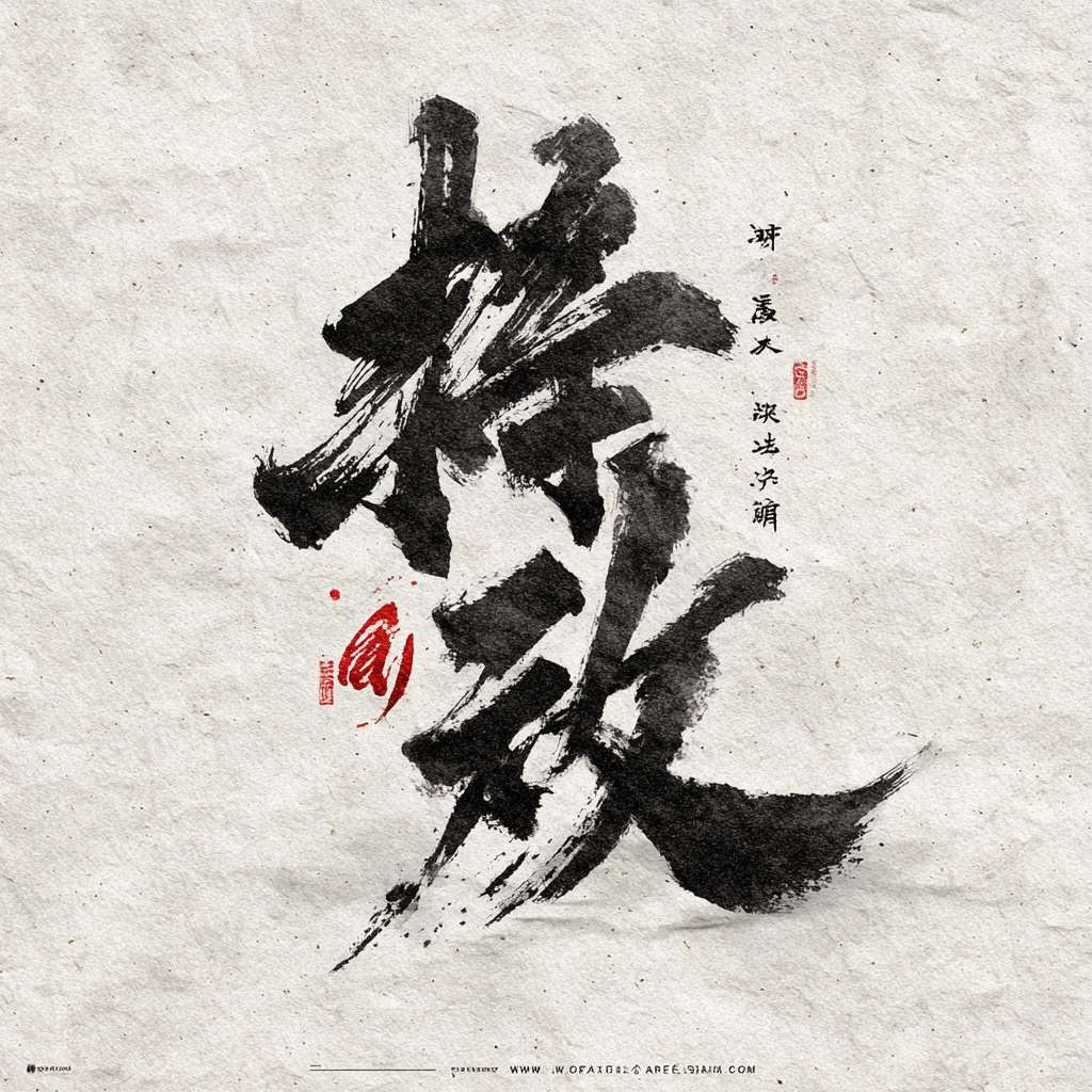 艺术字体设计，中文“香炉山国家森林公园”，要求毛笔手写风格，大气磅礴视觉震撼，笔画水墨笔刷效果，笔画巧妙延长设计变形，纯黑背景。 --ar 1:1 --v 7 --stylize 100 --fast --no 水印