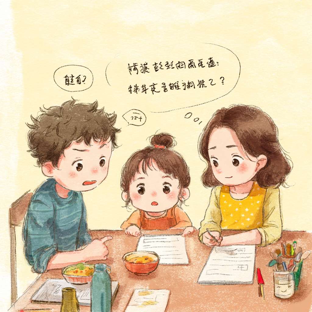 孩子突然变“刺头”？其实是进入“心理断乳期”！
最近发现我家宝贝开始反驳我、锁门，甚至对同伴的评价特别敏感，真是让我心累！每次跟他聊起来，感觉就像在和“刺头”对峙，心里不禁在想：“这孩子怎么突然叛逆了？”😩   需要一张小红书笔记封面图，温馨且有故事感 --ar 1:1 --v 7 --stylize 100 --fast --no 水印