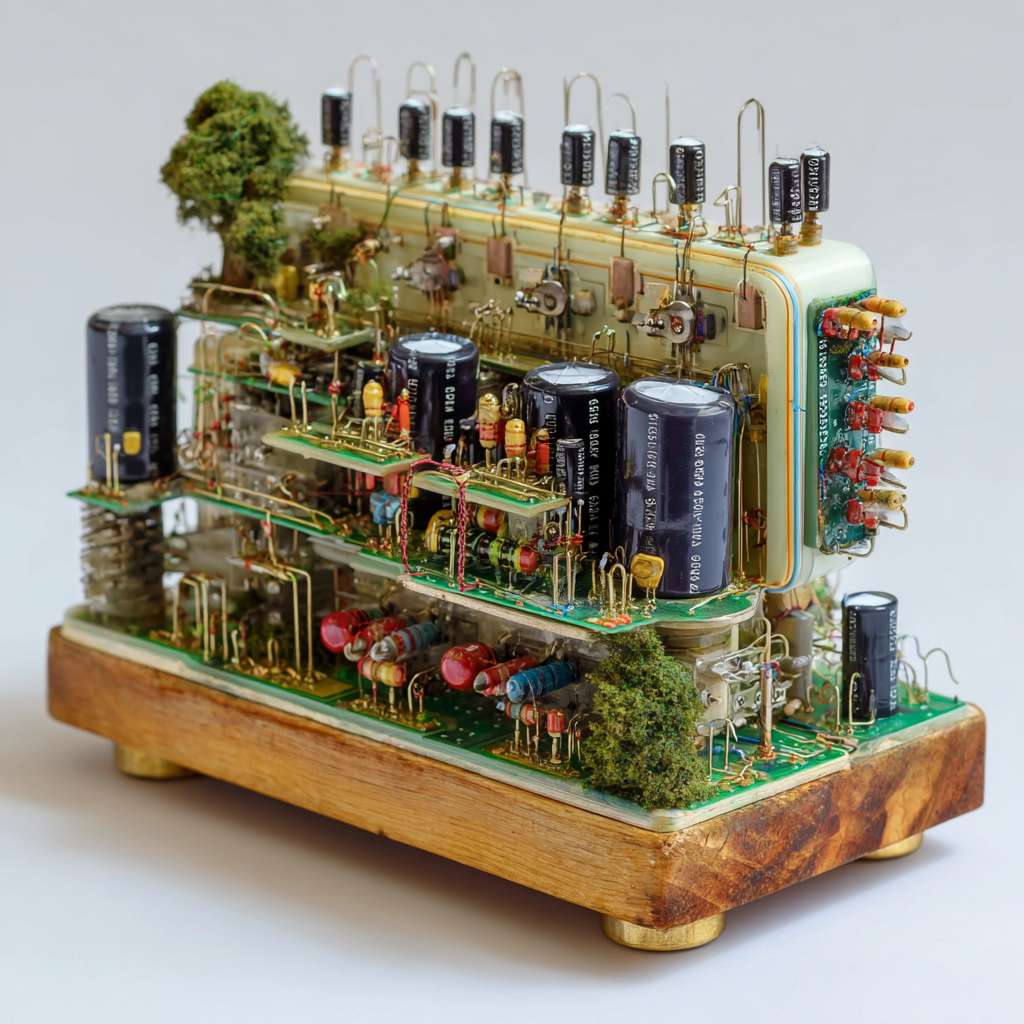 电路逻辑单元 --ar 1:1 --v 7 --stylize 100 --fast --no 水印